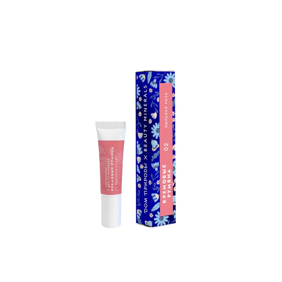 Натуральные кремовые румяна Пыльная роза